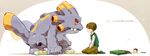  bad_id bad_pixiv_id brown_hair check_translation child creature exploud gen_3_pokemon height_difference motojima_hakka poke_ball pokemon pokemon_(creature) pokemon_(game) pokemon_bw school_kid_(pokemon) sitting translation_request 