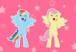  animated caramelldansen dancing duo equine eyes_closed female feral fluttershy_(mlp) friendship_is_magic hair happy horse mammal meme my_little_pony pegasus pink_hair pony rainbow_dash_(mlp) smile stars tomdantherock wings 