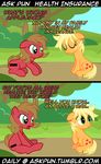  ask_pun comic cutie_mark equine female feral friendship_is_magic hair_beads health_insurance horse mammal my_little_pony nightmaremoons pony pun_pony safe text tumblr 