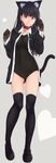  amagami animal_ears ayatsuji_tsukasa nekomimi santa swimsuits tail thighhighs 