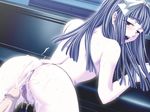  1girl aftersex ass blue_hair breasts character_request crescendo cum d.o. game_cg long_hair nude penis pussy uncensored 