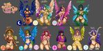  applejack bare_shoulders bespectacled bikini black_hair blonde_hair blue_hair breasts bridal_gauntlets celestia_(my_little_pony) character_name choker cleavage collaboration dark_skin elbow_gloves fluttershy glasses gloves green_hair hands_on_hips highres horn jewelry large_breasts lingerie long_hair low-tied_long_hair lowleg lowleg_bikini luna_(my_little_pony) maniacpaint multicolored_hair multiple_girls my_little_pony my_little_pony_friendship_is_magic necklace negligee oddmachine personification pink_hair pinkie_pie princess_mi_amore_cadenza purple_hair queen_chrysalis rainbow_dash rainbow_hair rarity see-through side-tie_bikini sparkle swimsuit tankini thick_thighs thighhighs thighs thumbs_up toned twilight_sparkle two-tone_hair underwear wide_hips wings 
