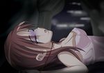  1girl asphyxiation bleeding blood cut cuts dead death garotte garrote guro injury jatts long_hair minna-dietlinde_wilcke piano_wire red_eyes red_hair saliva solo strangling strangulation strike_witches tears tongue wire 