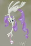  art diamond equine female friendship_is_magic grey_background horn mammal my_little_pony nightmare_fuel plain_background proper_art rarity_(mlp) tongue unicorn what 