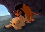  behind cave cheat cheating disney duo feline female feral feral_on_feral from_behind kisu kisu_(artist) lion male mammal nala scar scar_(the_lion_king) sex straight the_lion_king tlk 