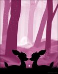  autumndeer cervine deer feral flower forest mammal pink pink_theme tree 