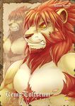  dudedle feline happy_trail kemo_coliseum lion male mammal null-ghost solo video_games 