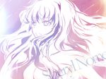  g-ist long_hair macross macross_frontier nude sheryl_nome smile solo 