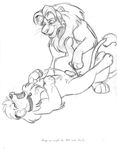  anal_penetration cat chris_mckinley crossover cum disney erection feline feral gay hands-free kimba kimba_the_white_lion lion male mammal open_mouth orgasm penetration penis sex simba sketch the_lion_king 