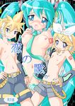  len_kagamine miku_hatsune rin_kagamine tagme vocaloid 