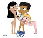  baljeet ginger_hirano helix katie phineas_and_ferb 