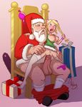  christmas juliet_starling lollipop_chainsaw santa_claus thedirtymonkey 