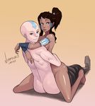  aang avatar_the_last_airbender korra norasuko the_legend_of_korra 