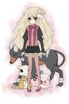  bad_id bad_pixiv_id blonde_hair bone brown_eyes cubone flaaffy gen_1_pokemon gen_2_pokemon holding holding_bone houndoom keru pixiv pixiv_trainer pokemon pokemon_(creature) pokemon_trainer thighhighs 