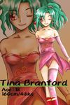  bare_shoulders detached_sleeves earrings final_fantasy final_fantasy_vi green_hair jewelry leotard one_eye_closed ponytail red_eyes smile solo tina_branford zoom_layer 