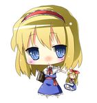  alice_margatroid bad_id bad_pixiv_id blonde_hair book chibi doll expressionless lowres shanghai_doll short_hair solo subachi touhou 
