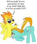  captainme93 friendship_is_magic lightning_dust my_little_pony spitfire tarinunit9 