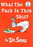  bent_over book butt dr_seuss egg english_text food fork fur green_eggs_and_ham ham hat humor lol_comments male orange_background plain_background plate solo surprise text unknown_species what white_fur wide_eyed 