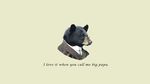  bear black_bear dialog dialogue english_text eyewear fancy glasses humor male mammal necktie plain_background suit text unknown_artist white_background 