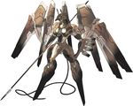  anthro anubian_jackal anubis canine deity hi_res jackal machine mammal mecha mechanical plain_background polearm red_eyes robot spear weapon white_background wings zone_of_the_enders 