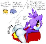  anthro big_butt blaze_the_cat breasts butt butt_expansion canine female fox hedgehog looking_at_viewer looking_back male mammal miles_prower norithics sega sonic_(series) sonic_the_hedgehog wide_hips yellow_eyes 