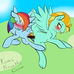  friendship_is_magic lightning_dust my_little_pony rainbow_dash tagme 