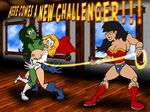  crossover dc marvel misterprickly power_girl she-hulk wonder_woman 