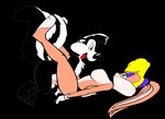  animated lola_bunny looney_tunes pepe_le_pew space_jam toonpimp 