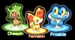  amphibian black_background blue blue_body canine chespin english_text fennec fennekin fox froakie frog invalid_color mammal nintendo plain_background pok&#233;mon pok&eacute;mon text video_games 