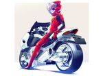  bodysuit boyaking eyepatch jpeg_artifacts motorcycle neon_genesis_evangelion soryu_asuka_langley 