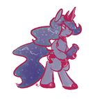  anthro balls cutie_mark dickgirl empa equine erection female friendship_is_magic hair herm horn horse horsecock intersex luna mammal my_little_pony nude penis pony princess_luna_(mlp) solo winged_unicorn wings ycr 