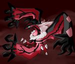  cloud pokemon pokemon_(game) pokemon_xy simple_background y_legendary_(pokemon_xy) yveltal 