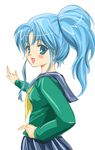  bad_id bad_pixiv_id banned_artist botan_(yuu_yuu_hakusho) konomi_(kino_konomi) ponytail school_uniform solo yuu_yuu_hakusho 