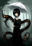  bad_id bad_pixiv_id black_hair dress gia image_comics monster red_eyes robot short_hair snake solo the_darkness the_darkness_(character) umbrella 