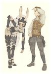  1girl animal_ears armor artist_request balflear final_fantasy final_fantasy_xii fran revealing_clothes viera 