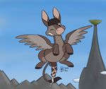  cum disney donkey equine flaccid flying horsecock male penis sen-en wings 