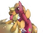 applejack_(mlp) balls big_macintosh_(mlp) brother_and_sister cum cutie_mark duo equine female feral freedomthai friendship_is_magic horse horsecock incest male mammal my_little_pony penis pony sibling straight 