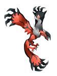  claws gen_6_pokemon highres legendary_pokemon monster no_humans pokemon pokemon_(creature) solo tail umaximum wings yveltal 