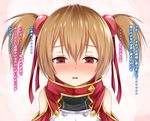  1girl artist_request face haryuu_(poetto) highres silica solo sword_art_online translation_request twintails 