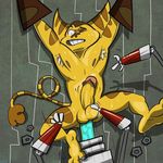  anal_penetration ball bdsm bondage bound erection fondling gingertail lombax machine male mechanical muscles nipples nude penetration penis precum ratchet ratchet_and_clank robot solo technophilia 