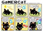  cat celesse cute dialog dialogue english_text fairy feline female gamer_cat gamercat mammal money navi pac-man pac-man_(series) samantha_whitten sleeping text the_legend_of_zelda video_games 