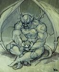  galio league_of_legends non-web_source poppy sitting sitting_on_lap sitting_on_person 