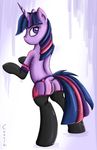  anus conrie conriensfw cutie_mark equine female feral friendship_is_magic garter_belt garter_straps hair horn horse lingerie looking_back mammal multi-colored_hair my_little_pony pony purple_eyes purple_hair pussy solo twilight_sparkle_(mlp) unicorn 