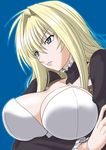  blonde_hair blue_eyes breasts large_breasts long_hair misnon_the_great sekirei solo tsukiumi 