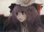  close-up face hat lips long_hair madokan_suzuki patchouli_knowledge purple_eyes purple_hair solo touhou 
