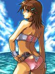  akihidekawa bikini cloud connection_gear controller day looking_back lowres ocean remote_control shion_uzuki sky solo swimsuit xenosaga xenosaga_episode_iii 