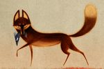  ambiguous_gender avian bird canine feral fox mammal skia solo 