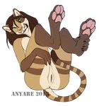  4_toes alpha_channel anthro anus anyare anyare_(character) breasts claws clitoris digitigrade feline female foot_focus hindpaw hybrid inviting lion looking_at_viewer mammal nipples nude pawpads paws plain_background pussy soles solo tiger toes transparent_background 