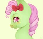  cute equine female feral florina_(mlp) friendship_is_magic hair horse imalou mammal my_little_pony pony smile solo 