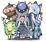  alternate_color artist_name bad_id bad_twitter_id belt blue_dress blue_eyes blue_hair bow bronzong character_name claydol creature crossover dated dress flower gen_1_pokemon gen_2_pokemon gen_3_pokemon gen_4_pokemon hat kamishirasawa_keine latios long_hair mary_janes no_nose open_mouth poke_ball pokemon pokemon_(creature) rampardos rebecca_(keinelove) red_eyes rose shiny_pokemon shoes short_sleeves signature smile standing tauros touhou unown 